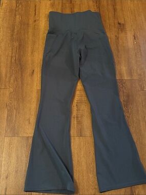 High-Waist Wide Leg Pants in Charcoal